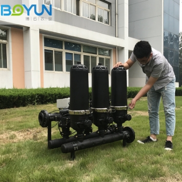 天津农业灌溉前置过滤设备 全自动反冲洗叠片过滤器